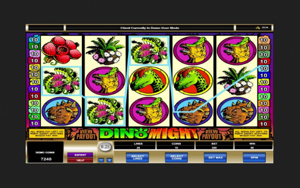 Dino Might Online Slot Symbols
